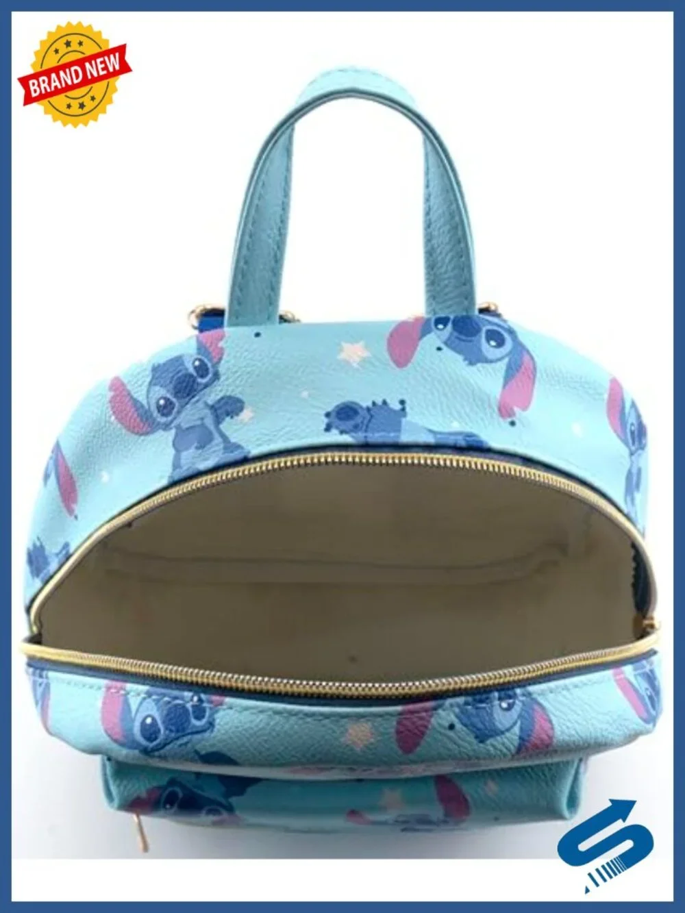 Disney Stitch Mini Backpack - PU Leather 10